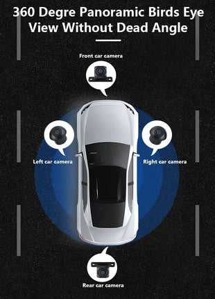 360° Panoramic Camera AHD1080P HD Rear / Front / Left / Right 360 Panoramic Accessories for Car android Radio multimedia - Riparo82