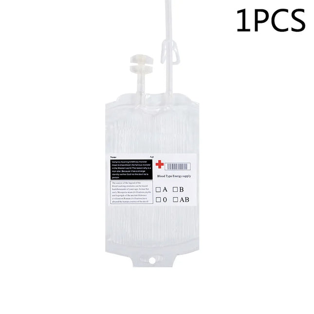 Halloween Blood Bags Juice Drinking Energy Pack Vampire Horror Props Halloween Party Decoration Vampire Cosplay Supplies