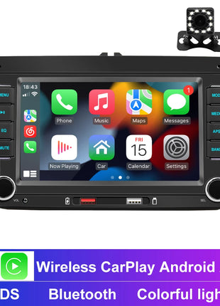 2 Din Car Radio Android 13 Car Multimedia Player GPS WiFi Carplay For Volkswagen Skoda Octavia golf 5 6 touran passat polo Jetta - Riparo82