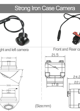Car Camera For Audi Q5 2010-2025 360° Panoramic AI 3D Bird Around View 1080P DVR System Dashcam Car Electronics Accessorie - Riparo82