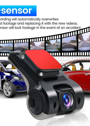 Car Dash Cam ADAS USB 170 Degree Wide Angle Car Front Camera Video Recorder Dashcam For Android DVR Auto Recorder Night Version - Riparo82