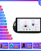 4G 8Core Android Car radio GPS Stereo For Fiat 500 2007-2014 Multimedia Video player 2DIN Autoradio DSP Carplay 7862 Head Unit