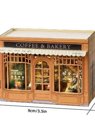 Fai da te in legno caldo Natale Lodge Casa Case delle bambole Kit modello in miniatura Casa delle bambole con mobili Luci a LED per regali di amici