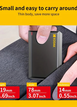Disco rigido esterno portatile Kodak PHDD, supporta USB 3.0, capacità 500 GB/1 TB/2 TB opzionale