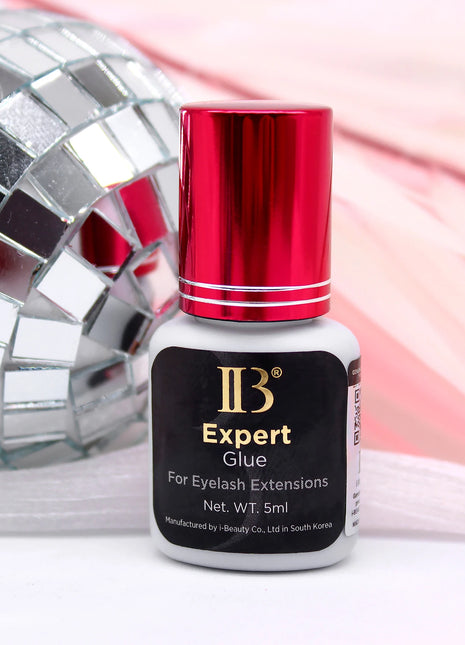 IBeauty Expert Glue For False Eyelashes Extensions Supplies Adhesive Wine Red Cap 5ml Korea Original Makeup Tools Lava Lash - Riparo82