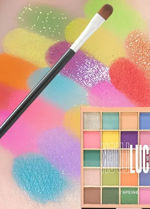 25 color Makaron eye shadow Palette - vibrant dopamine shadow, waterproof and sweat proof, ideal Valentine's Day gift for girls - Riparo82