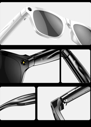 Xiaomi 4k Hd Ai Smart Glasses Camera Wearable Mini Camera Bluetooth Call Voice Assistant Control Smart Sports Camera Glasses - Riparo82