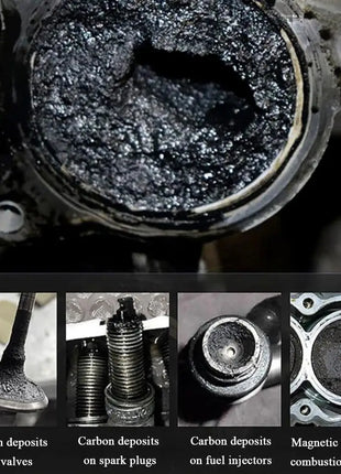 Motorcycle Engine Oil Additive Motorcycle Engine Carbon Cleaner 60ml Petrol Saving Treasure Carbon Remover Agent Engine Flush - Riparo82