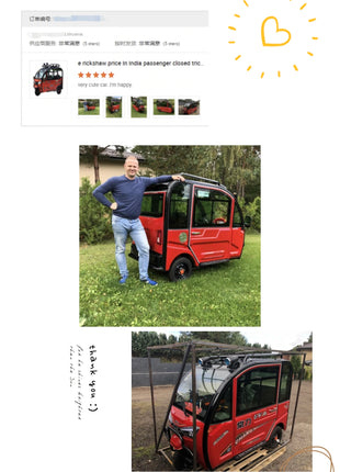 Chang li 4 adults electric tricycle for disabled    passenger seat - Riparo82