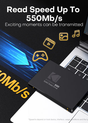 Kodak X120 PRO SSD Drive HDD 2.5 Disco rigido SSD 1TB 512GB 128GB 256GB HD SATA Disco rigido interno per computer portatile