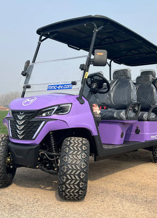 Street Legal Electric Golf Cart 4 Seats 5000W Scooter Go Kart ATV Adult Touring Classic Golf Cart - Riparo82