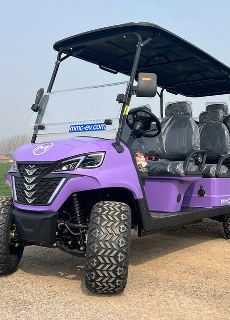Street Legal Electric Golf Cart 4 Seats 5000W Scooter Go Kart ATV Adult Touring Classic Golf Cart - Riparo82