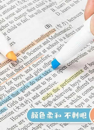 25 Colors ZhiPai Highlighters Markers Pen Set Dual Tip Cute Pens Back To School Kawaii Stationery Papeterie Highlighter