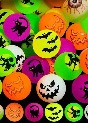 20/40Pcs Halloween Party Kids Gift Plastic Pumpkin Boxes with Glow in The Dark Bouncy Balls Trick or Treat Favors Goodie Fillers - Riparo82