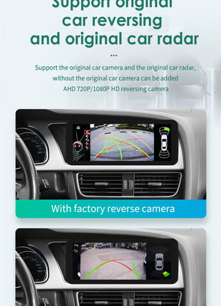 10.25"Carplay Android 13 Auto Car radio For Audi A4 A5 B8 S4 S5 2009-2016 car intelligent system Multimedia GPS Stereo Head Unit - Riparo82