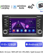 Android 14 AutoRadio For Audi A4 B6 B7 S4 B7 B6 RS4 Seat Exeo 2002-2008 RS4 B7 Radio 2008-2012 Stereo GPS Carplay Car Multimedia - Riparo82