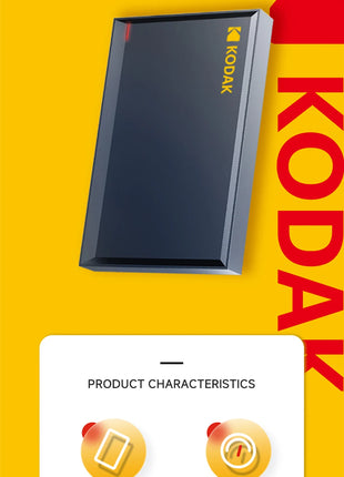 KODAK HDD portatile Disco rigido esterno da 1 TB 5 Gbps HDD da gioco portatile ad alta velocità 120 MB/s 2 TB per PS4/PS3/PS2/PS1/Switch