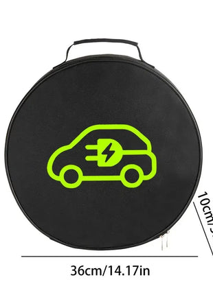 Fireproof EV Car Battery Jumper Cable Bag Electric Vehicles Rechargeable Guns Storage Organizer for Charging Cables Cords Hoses - Riparo82