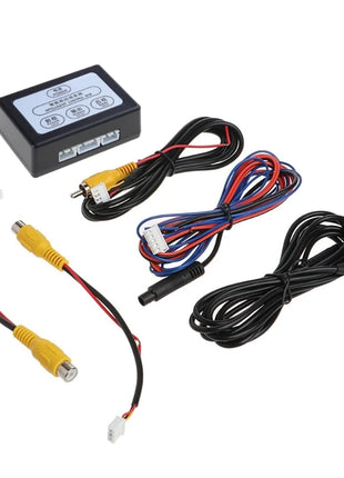 Front And Rear View With Manual Two-Way Control Box Channel Converter Car Parking Camera Video Reversing System - Riparo82