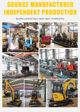 Piccolo escavatore diesel da 3,5 tonnellate, gru cingolata da 3 tonnellate, potente forza di sollevamento e scavo dell'escavatore - riparo82