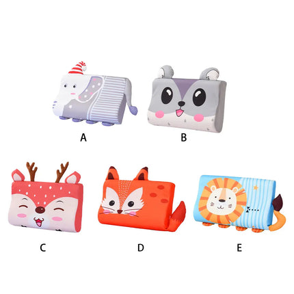 Kids Pillow for Sleeping Ergonomic Memory Foam Bed Pillow Breathable Nap Time Pillows Skin-Friendly Travel Cushion