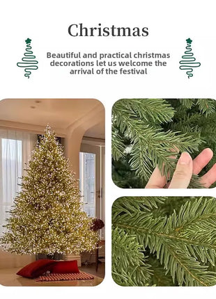 2025 Premium PE Albero di Natale Decorazioni natalizie di lusso per la casa Grande scintillante visualizzazione festosa Decorazione dell'atmosfera dell'albero di Natale