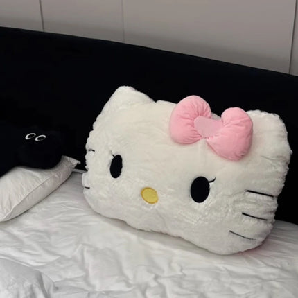 Cute Hello Kitty Pillow For Sleeping Girls Big Headboard Cushion Bed Cushion Dormitory Student Backrest Cushion Practical Gift
