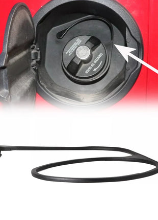 1PCS Oil Fuel Cap Tank Cover Line Cap Line Petrol For Jeep For Wrangler JL JT 4XE 2018- Plastic Fuel Filler Gas Cap Cord - Riparo82