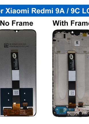 Test al 100% per Xiaomi Redmi 9 9A 9C Display LCD Touch Screen Digitizer per Redmi M2004J19AG M2004J19C Assemblea parti di ricambio - riparo82