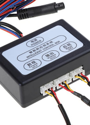 Front And Rear View With Manual Two-Way Control Box Channel Converter Car Parking Camera Video Reversing System - Riparo82