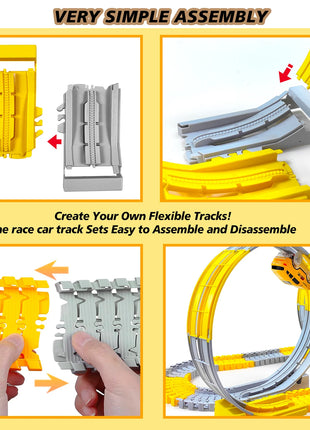 Bambini Elettrico Magico Flessibile Pista Giocattolo Auto Ingegneria Auto Bambini Giocattoli Educativi Treno Giocattoli per Bambini Regalo Di Compleanno
