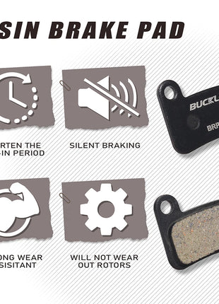 Pastiglie freno a disco in resina BUCKLOS per SHIMANO A01S Pastiglie freno idrauliche resistenti all'usura Pastiglie freno MTB per parti ciclistiche M06 M07