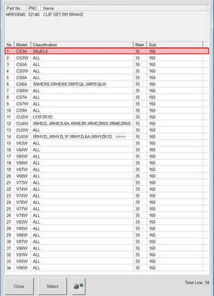 Set di clip pastiglie freno posteriori per Mitsubishi Pajero Montero 3 4 MK3 MK4 Outlander CU2W CU4W CU5W Lancer 2000-2013 MR 510545   MR 493177