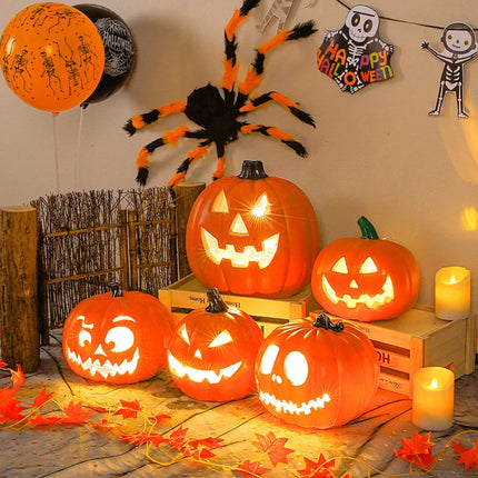 Pumpkins Lamp Halloween Decoration For Home Yard Garden Outdoor Decor Hallowen Horror House Skull Party Props Glow in The Dark