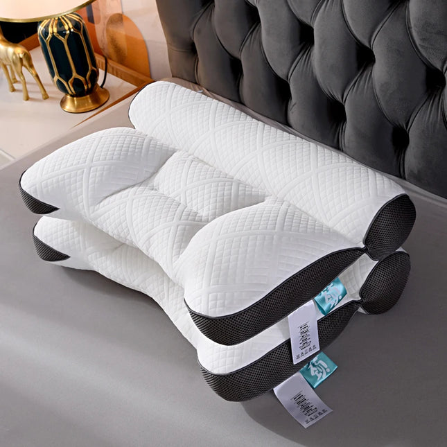Cervical Orthopedic Neck Pillow To Help Sleep And Protect The Pillow Neck Household Soybean Fiber Pillow Comfortable Sleeping