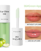 Lip Glaze Lip Oil Moisturizing Shiny Lipgloss Long lasting Makeup Lip Tint Lips Moisturizer Jelly Lipstick Oil Moisturizing Balm - Riparo82