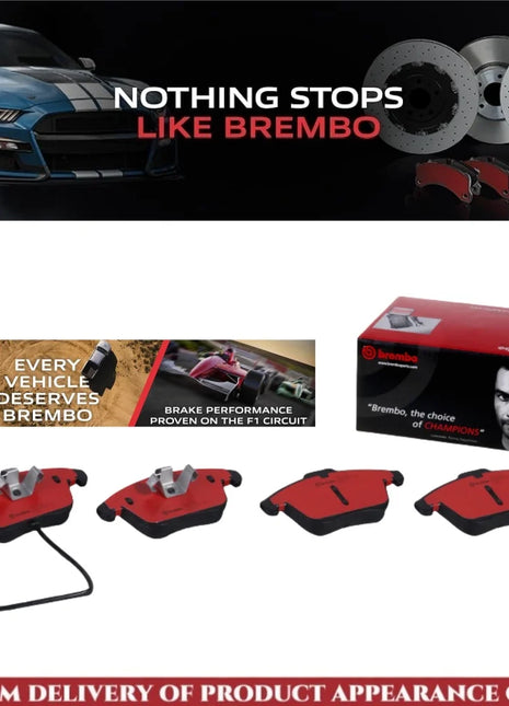 Brembo P85133 Kit pastiglie freno anteriori per AUDI A4 Allroad B8 Avant A5 A4L B8 Pastiglie in ceramica di alta qualità OE #   8K0698151A