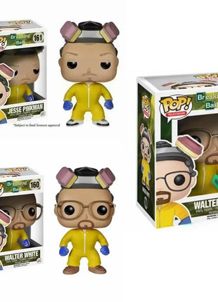 FUNKO POP Televisione Breaking Bad Walter White 160 #   Jesse Pinkman 161 #   Figure in vinile Modello Giocattoli Kid Carvinal Raccogliere il regalo del giocattolo