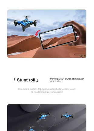 802 Mini Drone 4K 1080P HD Camera WiFi Fpv Pressione dell'aria Mantenimento dell'altitudine Professionale Pieghevole Quadcopter RC Drone Giocattoli per bambini Regalo - riparo82