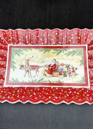 Vendita calda tedesca V Bao Stoviglie Natale Piatto da pranzo europeo Piatto da insalata Ciotola per zuppa - riparo82