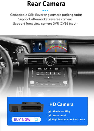AutoRadio Android14 Wireless Carplay Car For Lexus IS RC 200 250 300 350 200T 300h Multimedia Player Navigation GPS Stereo Audio - Riparo82