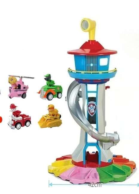 Paw Patrol Set di giocattoli Cartoon Anime Figure Patrol Canine Chase Skye Rimbalzo Bicicletta Decorazione della casa Regali di compleanno di Natale per bambini - riparo82