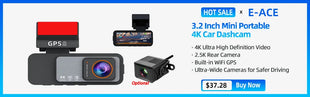 Dashcam 24H Touch Night Vision FULL HD 1080P Front And Rear Camera 4.0 Inch CAR DVR Mirror Digital Video Recorder Dvr Black Box - Riparo82