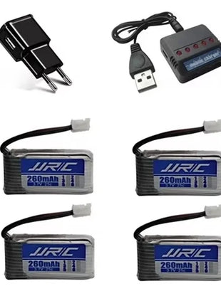 Batteria originale JJRC H36 3.7V 260mAh per E010 E011 E012 E013 Drone per Furibee F36 RC Quadcopter Parti Lipo Batteria e caricabatterie - riparo82