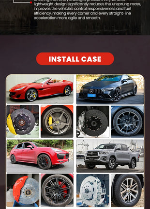 kit frenanti ad alte prestazioni disco freno per auto da corsa fornitore di dischi in ceramica al carbonio per Alfa Romeo Giulia Quadrifoglio