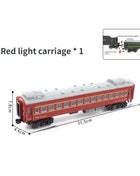 Locomotiva ferroviaria classica Accessori per treni a vapore retrò Carrozza Paletta Pista del treno Giocattoli per bambini per ragazzo - riparo82