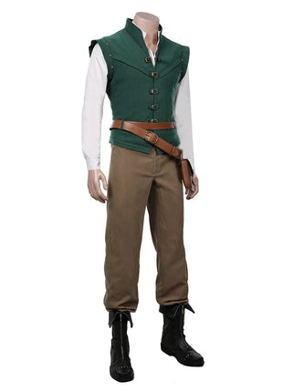 Flynn Rider Tangled Rapunzel Costume Cosplay Carnevale per adulti Uniforme Halloween Anime Costumi di Halloween
