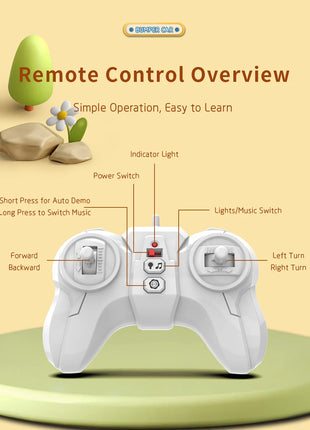 JJRC Q195 RC Battle Car Set Interazione competitiva genitore-figlio Go Kart Musica leggera Auto telecomandata Giocattolo Regalo per i bambini