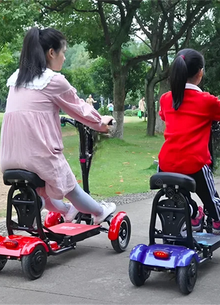 10 Inch Folding Electric Mobility Scooter Protable 4 Wheel 36V 500W Dual Motor Powerful Electric Scooter For Seniors Disabled - Riparo82