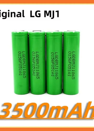 Nuova batteria al litio 18650 3500mAh 3.7v 25A INR18650 MJ1 batteria per elettroutensili ad alta potenza 18650 batteria ricaricabile + caricabatterie - riparo82